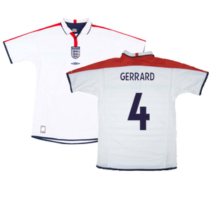 England 2003-05 Home Shirt (S) (Excellent) (GERRARD 4)_0