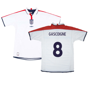 England 2003-05 Home (XL) (Very Good) (GASCOIGNE 8)_0