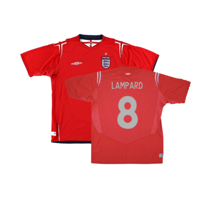 England 2004-06 Away Shirt (Excellent) (LAMPARD 8)