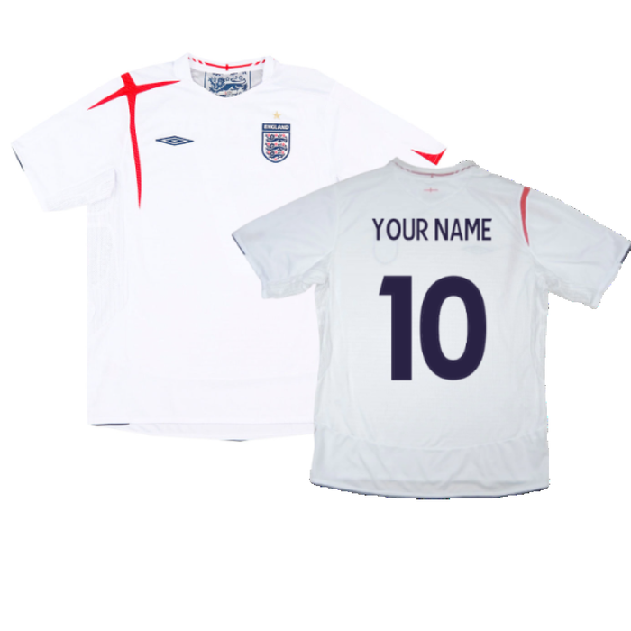 England 2005-07 Home (M) (Excellent) (Your Name)