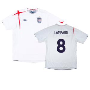 England 2005-07 Home Shirt (L) (Very Good) (LAMPARD 8)_0