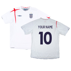 England 2005-07 Home Shirt (M) (Very Good) (Your Name)_0