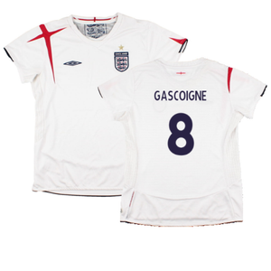 England 2005-07 Home Shirt (Womens 12) (Good) (GASCOIGNE 8)_0