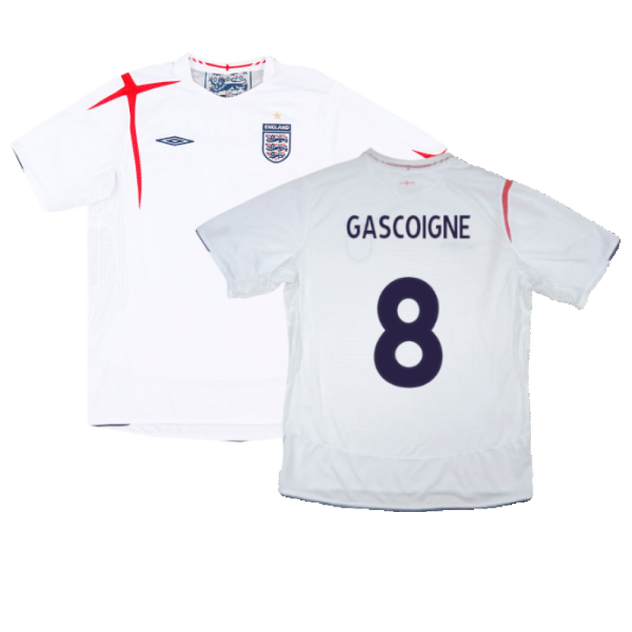 England 2005-07 Home (XL) (Very Good) (GASCOIGNE 8)