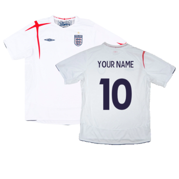 England 2005-07 Home (XL) (Very Good) (Your Name)