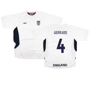 England 2005-07 Umbro Training Shirt (L) (Mint) (GERRARD 4)_0