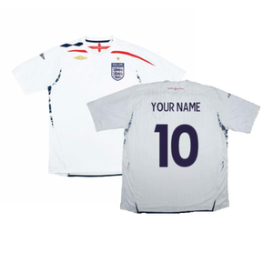 England 2007-09 Home Shirt (S) (Fair) (Your Name)_0