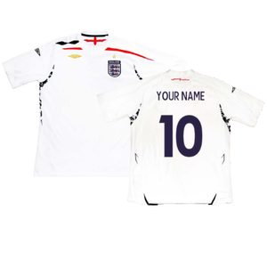 England 2007-09 Home Shirt (Very Good) (Your Name)_0