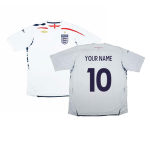 England 2007-09 Home Shirt (XL Boys) (Excellent) (Your Name)_0