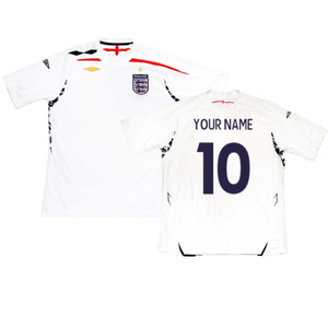 England 2007-09 Home Shirt (XL) (Excellent) (Your Name)_0