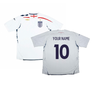 England 2007-09 Home Shirt (XL) (Very Good) (Your Name)_0