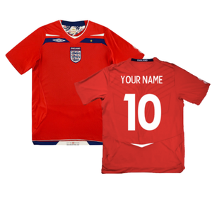 England 2008-10 Away Shirt ((Good) L) (Your Name)_0