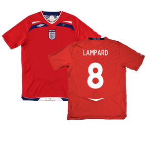 England 2008-10 Away Shirt (L) (Mint) (LAMPARD 8)_0