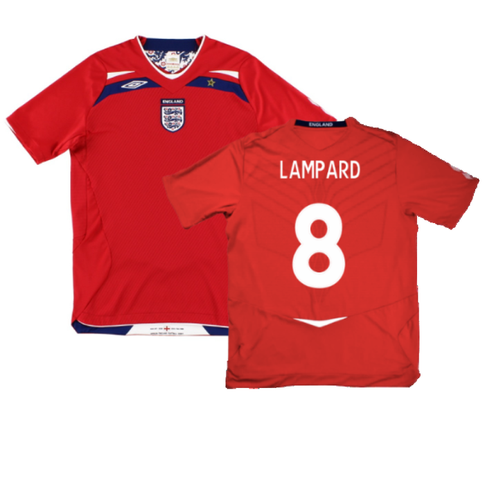 England 2008-10 Away Shirt (M) (Excellent) (LAMPARD 8)