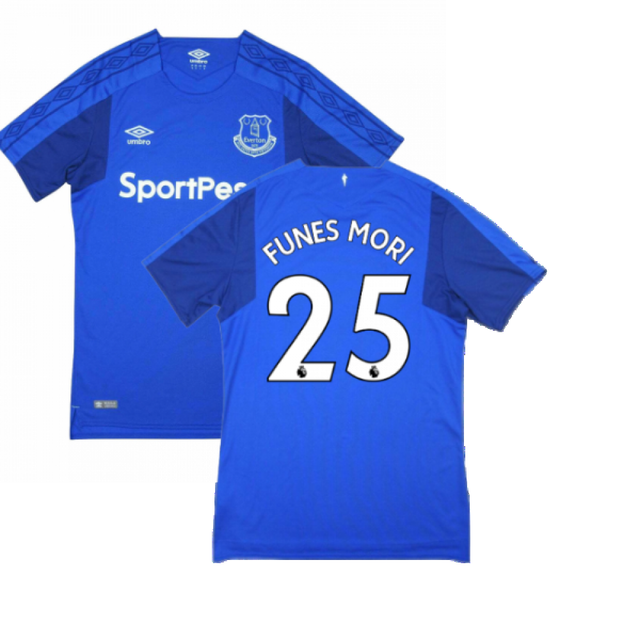 Everton 2017-18 Home Shirt (Good Condition) (L) (Funes Mori 25)_0