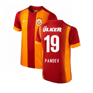 Galatasaray 2014-15 Home Shirt ((Excellent) S) (Pandev 19)_0