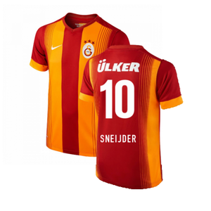 Galatasaray 2014-15 Home Shirt ((Excellent) S) (Sneijder 10)_0