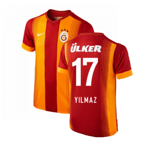 Galatasaray 2014-15 Home Shirt ((Excellent) S) (Y?lmaz 17)_0