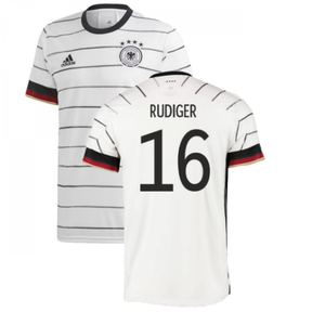 Germany 2020-21 Home Shirt ((Mint) S) (RUDIGER 16)_0