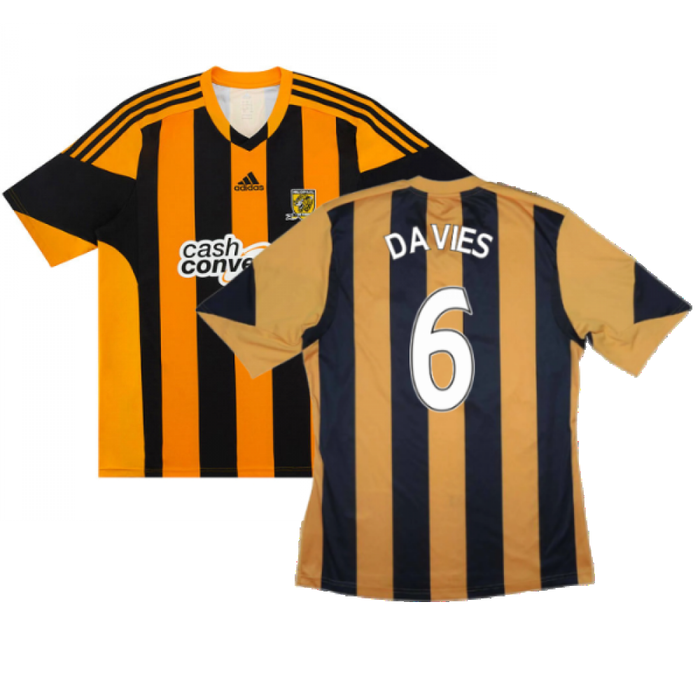 Hull City 2013-14 Home Shirt ((Excellent) S) (Davies 6)