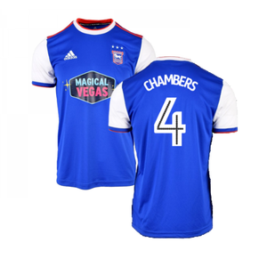 Ipswich Town 2018-19 Home Shirt ((Excellent) XXL) (Chambers 4)_0