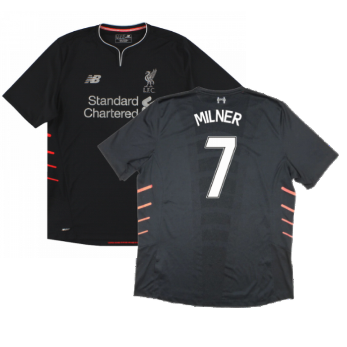 Liverpool 2016-17 Away Shirt ((Excellent) XXL) (Milner 7)