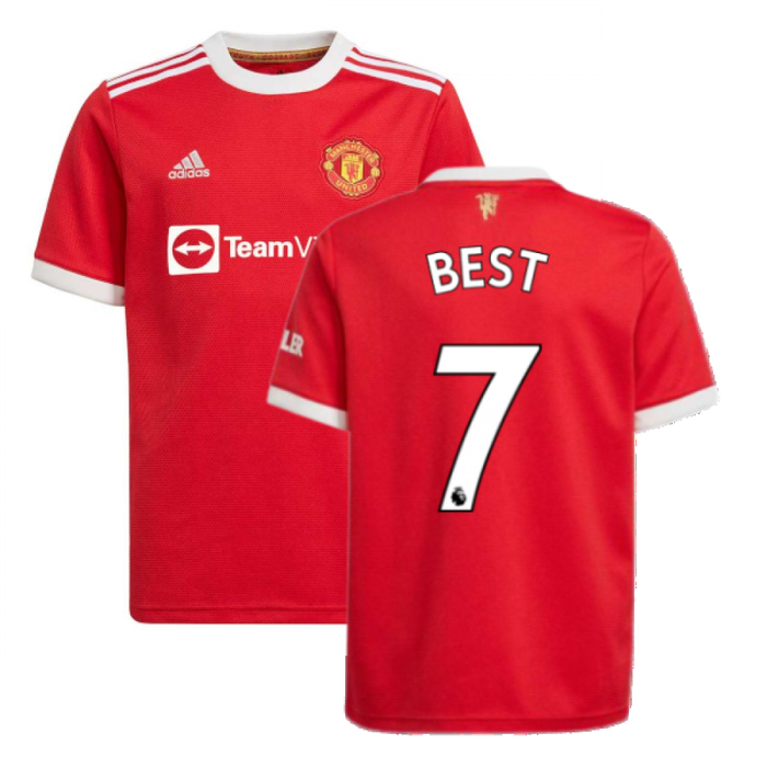 Man Utd 2021-2022 Home Shirt (Kids) (BEST 7)