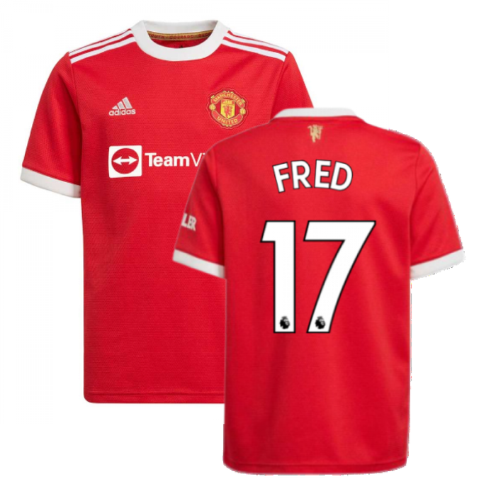 Man Utd 2021-2022 Home Shirt (Kids) (FRED 17)