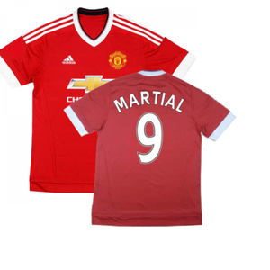 Manchester United 2015-16 Home Shirt ((Good) XS) (Martial 9)_0