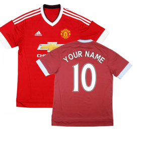 Manchester United 2015-16 Home Shirt ((Good) XS) (Your Name)_0