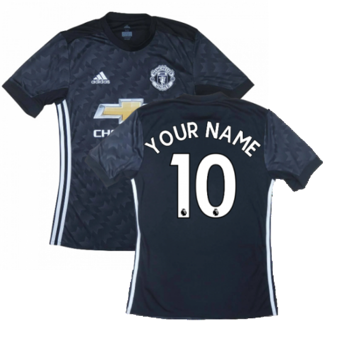 Manchester United 2017-18 Away Shirt ((Excellent) L) (Your Name)