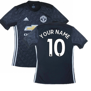 Manchester United 2017-18 Away Shirt ((Very Good) L) (Your Name)_0