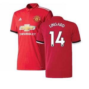 Manchester United 2017-18 Home Shirt ((Excellent) L) (Lingard 14)_0