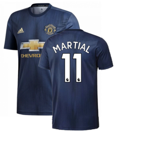 Manchester United 2018-19 Third Shirt ((Excellent) M) (Martial 11)_0