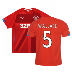 Rangers 2014-15 Third Shirt ((Excellent) XXL) (Wallace 5)_0