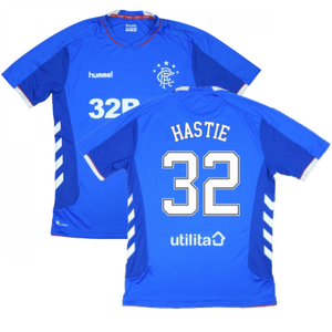 Rangers 2018-19 Home Shirt ((Excellent) L) (Hastie 32)_0