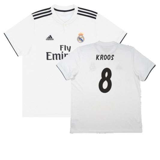 Real Madrid 2018-19 Home Shirt (S) (Very Good) (Kroos 8)_0