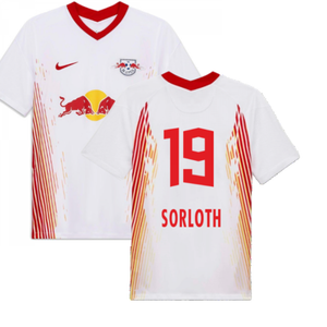 Red Bull Leipzig 2020-21 Home Shirt ((Excellent) S) (SORLOTH 19)_0