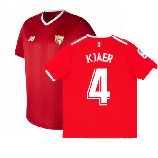 Sevilla 2017-18 Away Shirt ((Excellent) L) (KJAER 4)_0