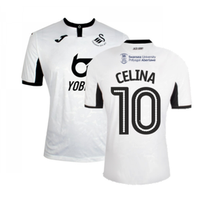 Swansea City 2019-20 Home Shirt ((Good) M) (Celina 10)_0