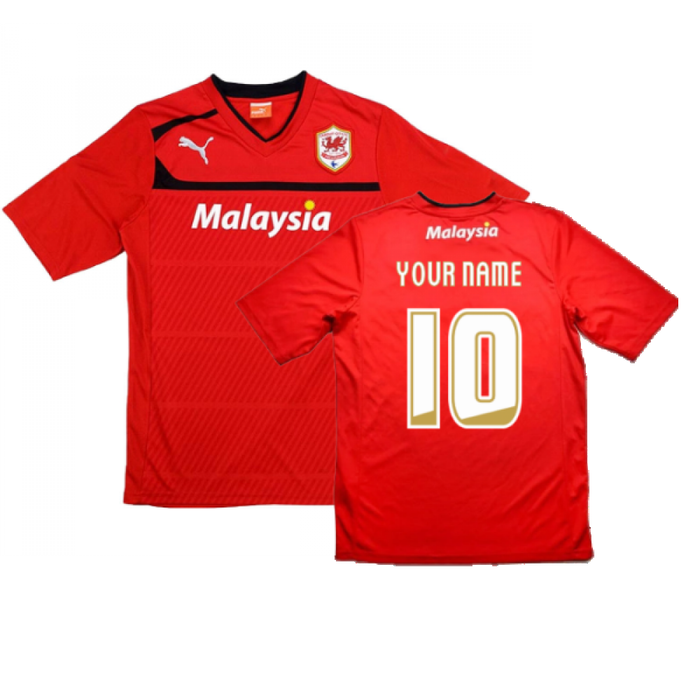 Cardiff City 2012-2013 Home Shirt ((Excellent) XL) (Your Name)