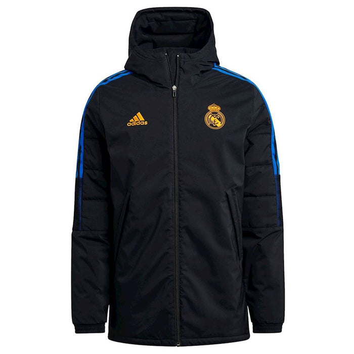 Real Madrid 2021-2022 Winter Jacket (Black)