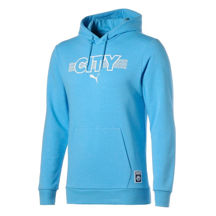 2021-2022 Man City ftblCore OH Hoody (Light Blue)