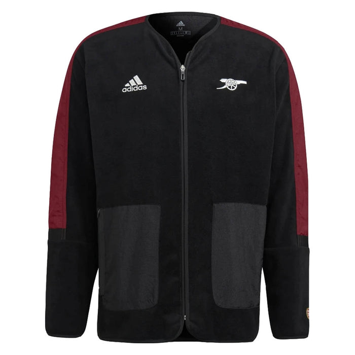 Arsenal 2021-2022 Travel Mid Layer (Black)