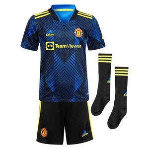 Man Utd 2021-2022 Third Mini Kit (Blue)_0