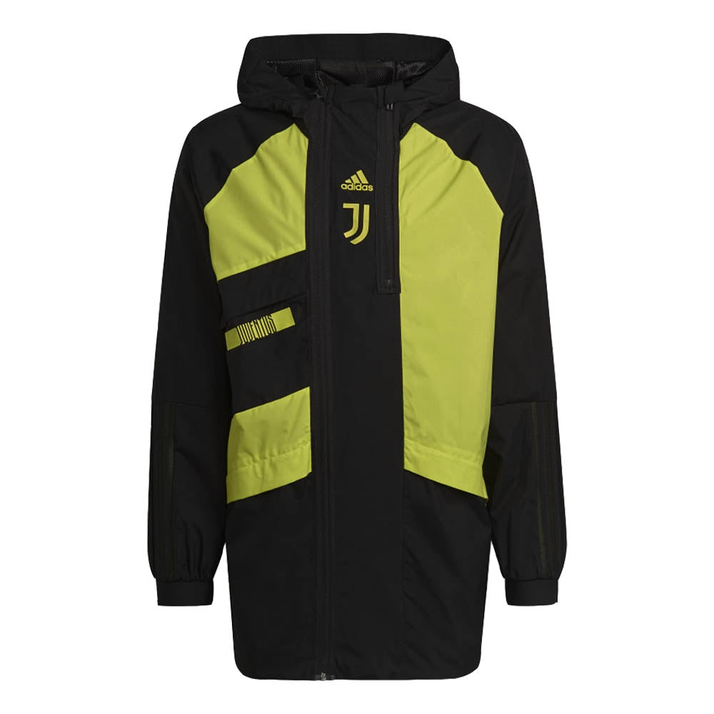 Adidas juventus jacket black best sale