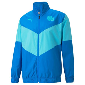 2021-2022 Marseille Pre-Match Jacket (Electric Blue)_0