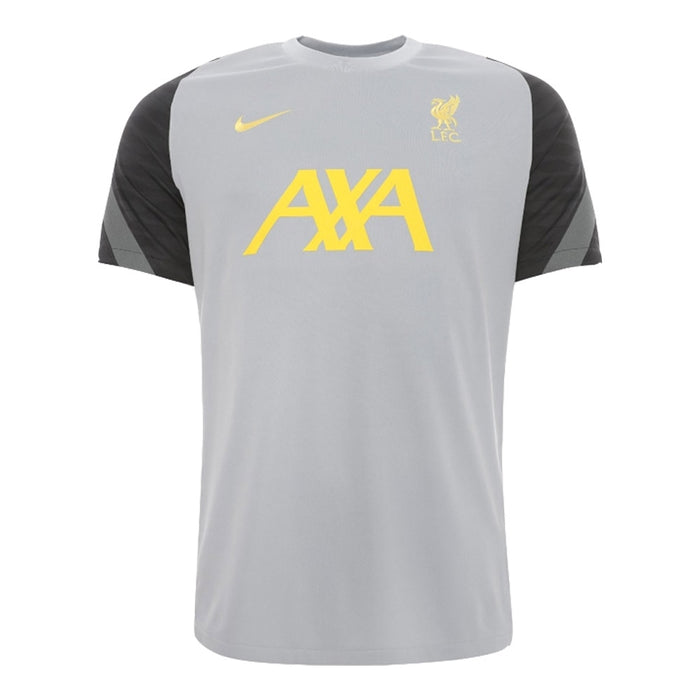 Liverpool 2021-2022 CL Training Shirt (Wolf Grey)