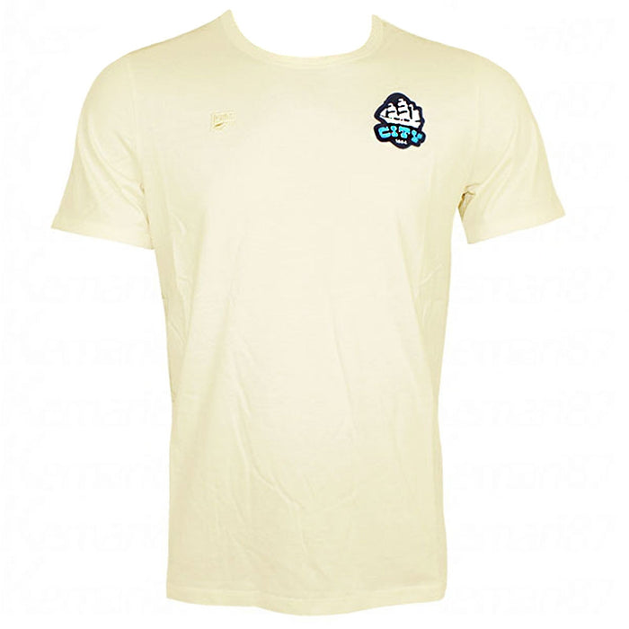 2021-2022 Man City FtblFeat Tee (White)