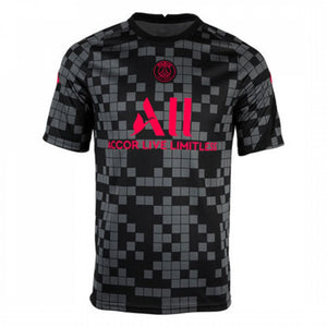 PSG 2021-2022 Pre-Match Training Shirt (Black)_0